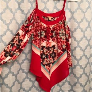 Gorgeous Takara Cold Shoulder Shirt